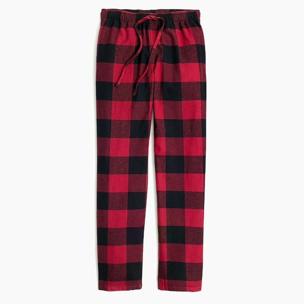 J. Crew Mens Buffalo Red Plaid Lounge Sleep Pants